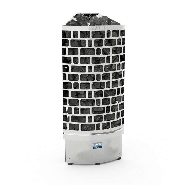 Elektrisk saunaovn – SAWOTEC Ari Corner 7,5 kW, uden styreenhed