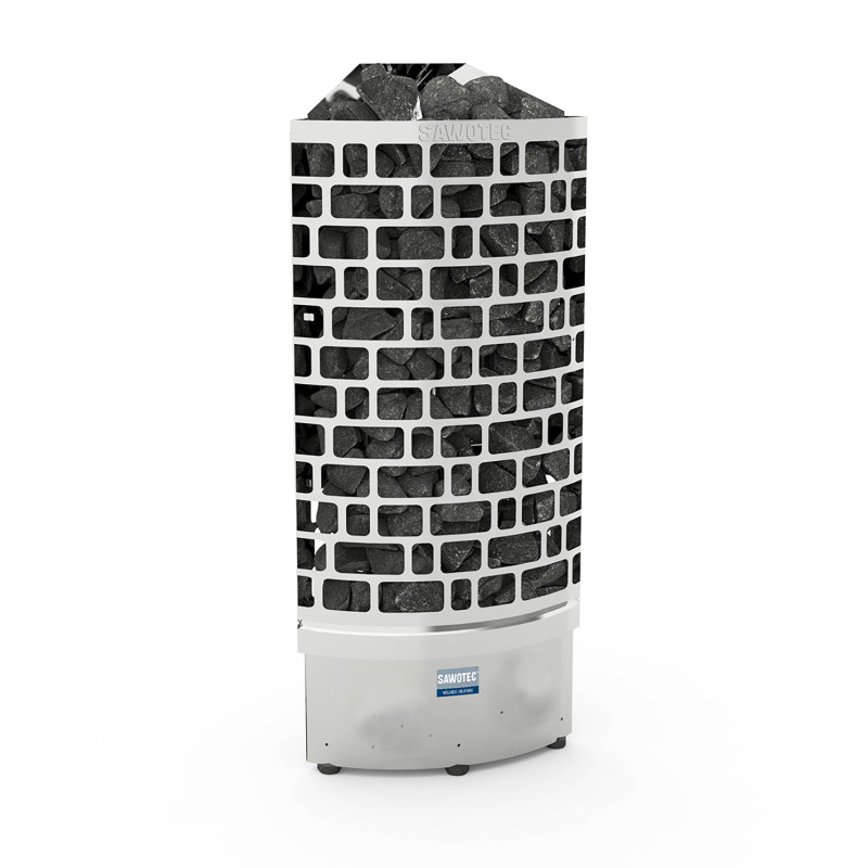 Elektrisk saunaovn – SAWOTEC Ari Corner 9 kW, uden styreenhed