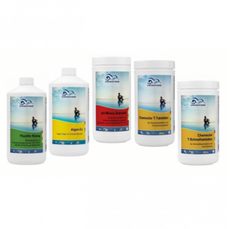 CHEMOFORM kemikaliesæt til swimmingpools med sandfilter, lille