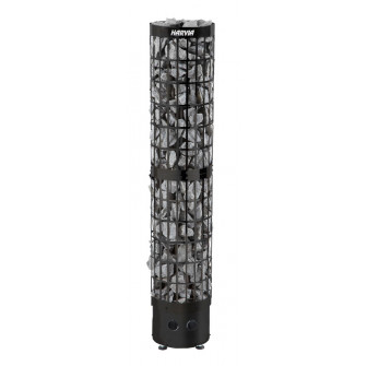 Elektrisk saunaovn - HARVIA Cilindro Black Steel PC66 6,6 kW