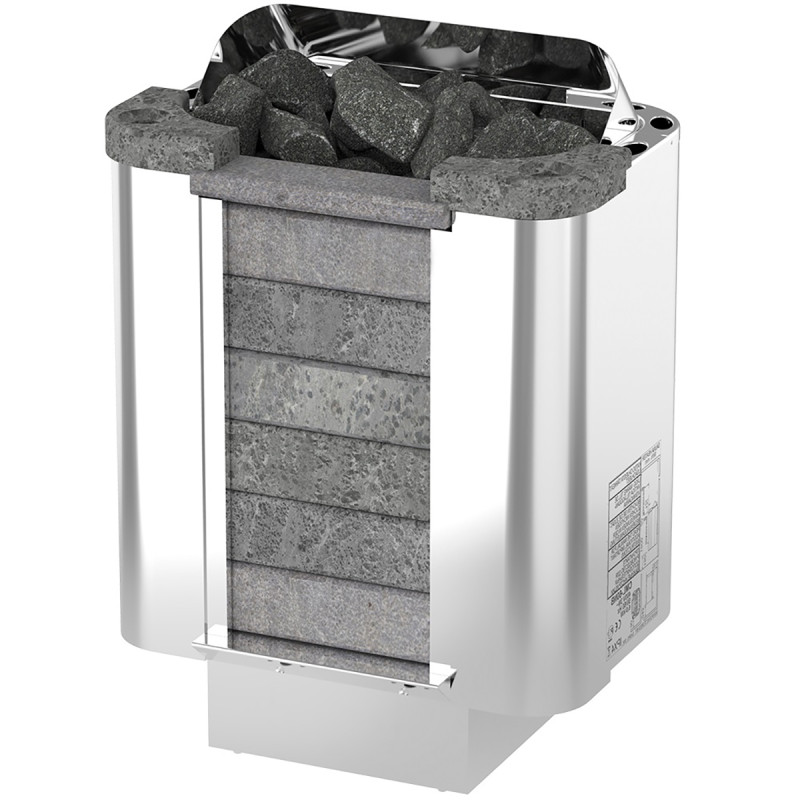 Elektrisk saunaovn – Sawotec Cumulus CML-90NS, uden styreenhed