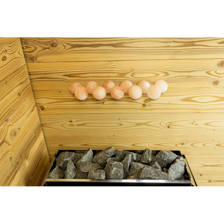 SAUFLEX Himalaya saltkugler, med holder, 11 stk.