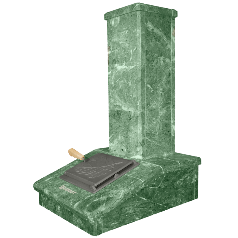 Stenskorstensfinish, serpentin, 790 mm