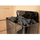 Elektrisk saunaovn - HARVIA The Wall Black Steel SW90 9 kW