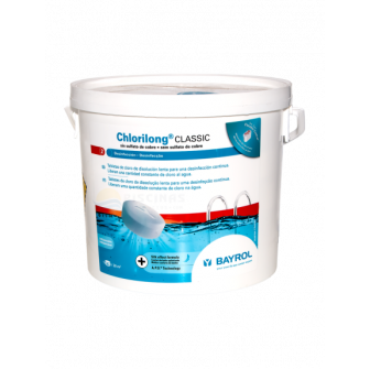 Langsomt opløselige klortabletter Chlorilong Classic 250, 5 kg