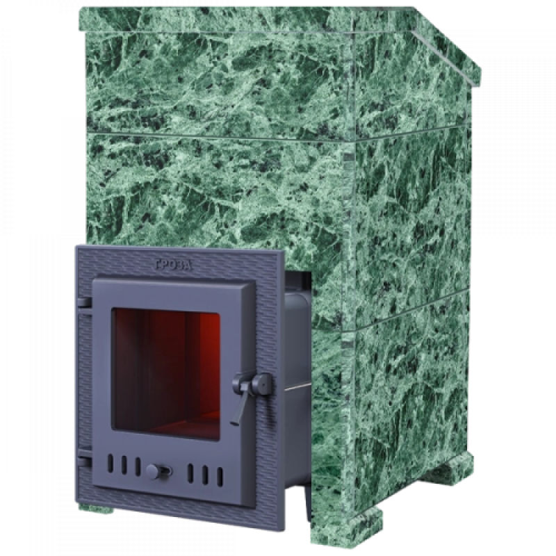 Brændefyret saunaovn GEFEST - Groza 24 (M) President Serpentine