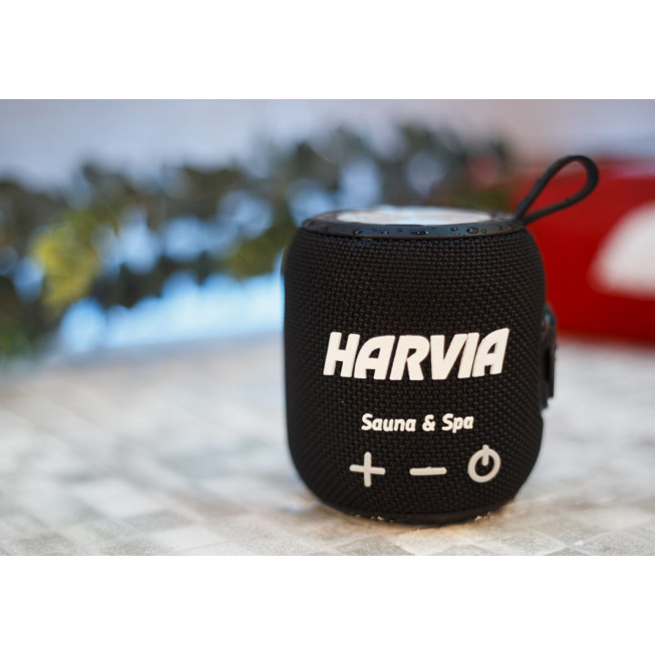Vandtæt saunahøjttaler HARVIA, sort