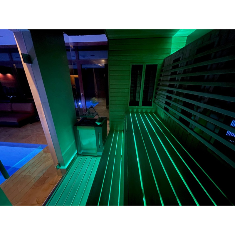 SAUFLEX RGB LED LYS, MED STYREENHED