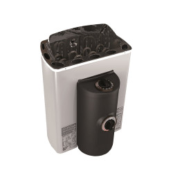 Elektrisk saunaovn - SAWOTEC MINI X Corner, 2,3 kW, med styreenhed 