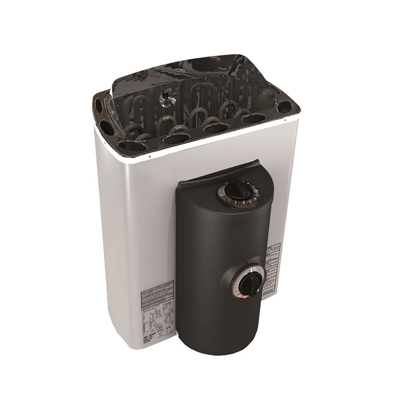 Elektrisk saunaovn – SAWOTEC Mini X Corner 3,6 kW, med styreenhed