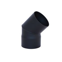 HARVIA albue 45°, sort 