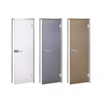 AD DORY glasdøre til dampsauna, mat glas