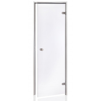 AD glasdøre til dampsauna, transparent glas
