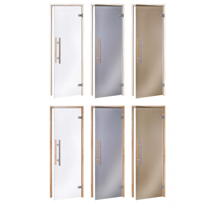 AD PREMIUM LIGHT sauna-døre i glas