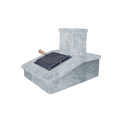 Sten skorsten finish, Talkochlorite, 290 mm  Sten skorsten finish, Talkochlorite, 290 mm