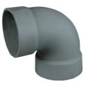 Støbejerns albue 90G F150 til GEFEST ovne - 0