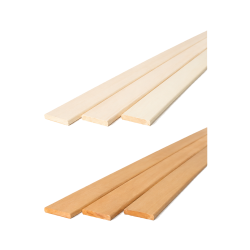 Sauna-overdækningsliste, 15 x 90 mm 