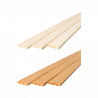 Sauna-overdækningsliste, 15 x 90 mm