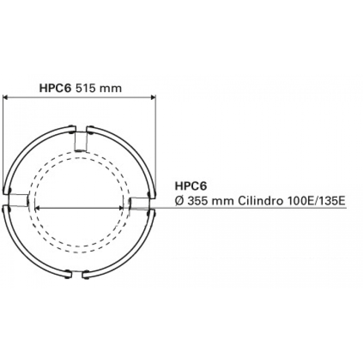 Sikkerhedsgelænder HPC6 - til HARVIA Cilindro varmeapparater