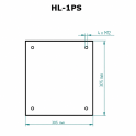 Skamet beskyttende sengetøj, sort - 1