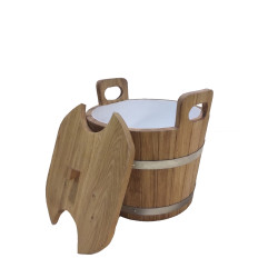 Egeskål med låg, 24 l 