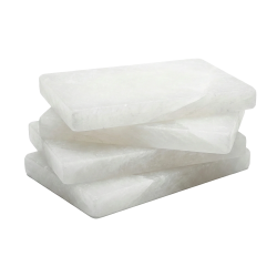 Hvid Himalaya-saltsten 200 × 100 × 25 mm 