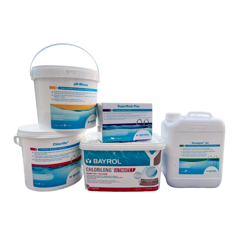 BAYROL kemikaliesæt til swimmingpools med sandfilter, stor