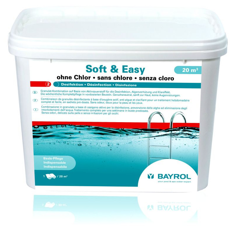 Poolplejeprodukt UDEN KLOR Soft & Easy, 4,48 kg