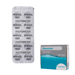 Vandtesttabletter til Phenolred fotometer, pH-bestemmelse, 10 tabletter 