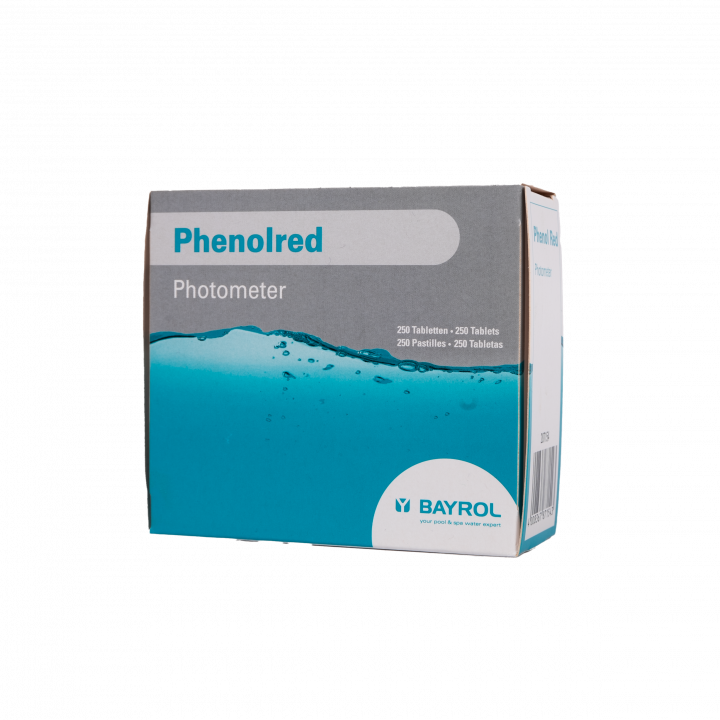 Vandtesttabletter til Phenolred fotometer, pH-bestemmelse, 10 tabletter
