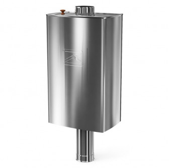 TANK TIL SAUNA 60L MED FORSKYTTET SKORSTEN