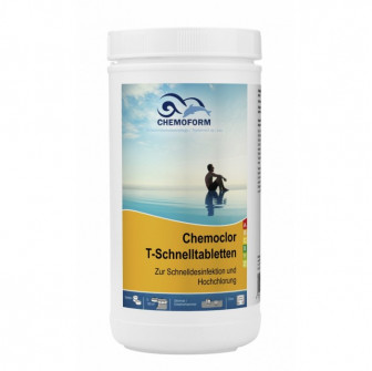 Hurtigt opløselige klortabletter CHEMOCLOR, 1 kg