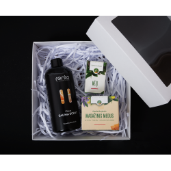 Gavesæt i gaveæske LEMON. Honning, æterisk olie og duftessens 