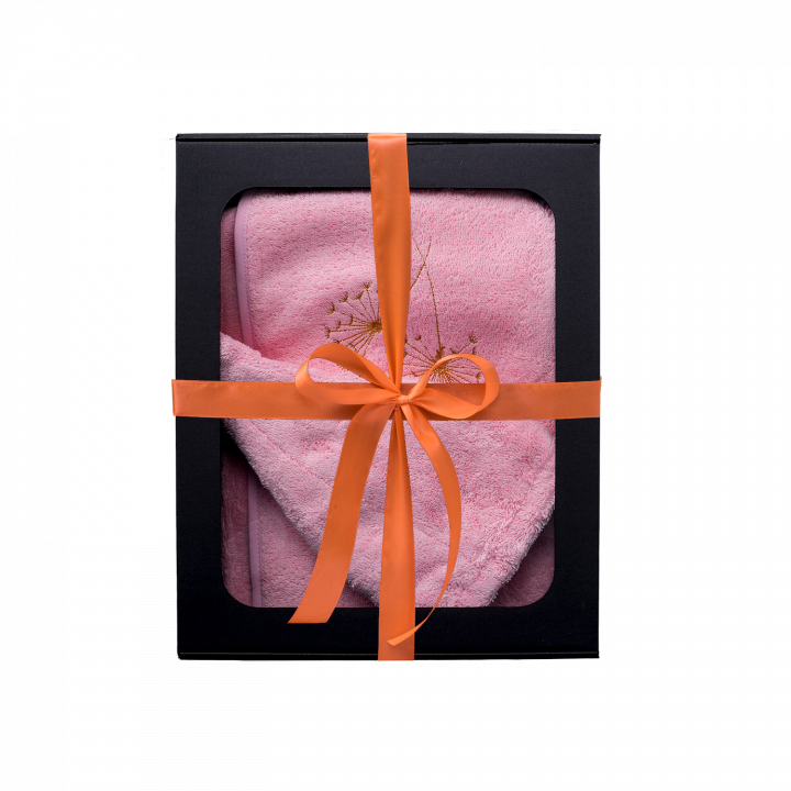 Gavesæt i gaveæske til HENDE. Saunahat og forklæde til kvinder - PINK