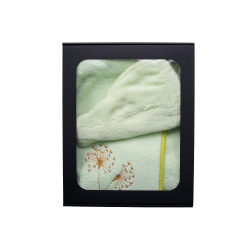 Gavesæt i gaveæske til HENDE. Dame saunahat og forklæde LYS GRØN 