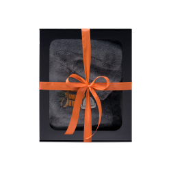 Gavesæt i gaveæske til HAM. Herre saunahat og forklæde - GRÅ 