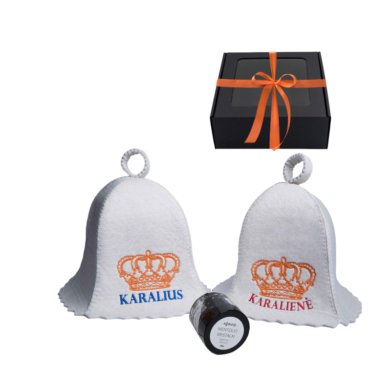 Gavesæt i gaveæske LIGHT KINGS. Hætter og mentolkrystaller