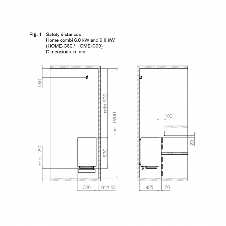 Elektrisk saunavarmer - HARVIA Virta Wall Combi HLW90S 9 kW