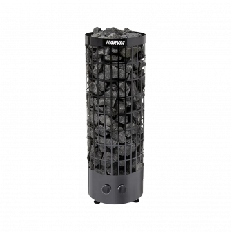 Elektrisk saunaovn - HARVIA Cilindro Black Steel PC70 6,8 kW