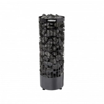Elektrisk saunaovn - HARVIA Cilindro Black Steel PC90E 9 kW