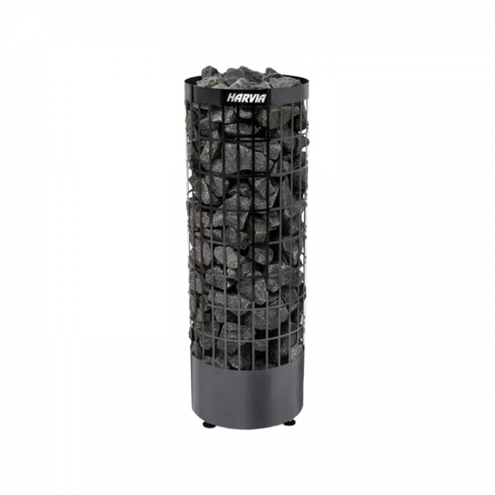 Elektrisk saunaovn - HARVIA Cilindro Black Steel PC90E 9 kW