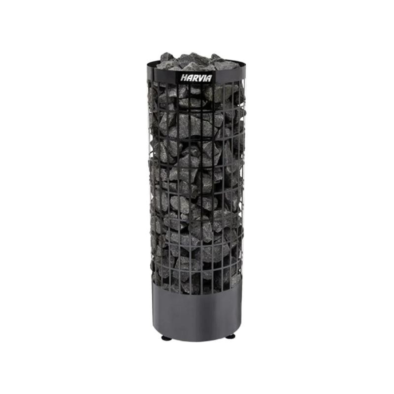 Elektrisk saunaovn - HARVIA Cilindro Black Steel PC90E 9 kW