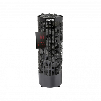 Elektrisk saunaovn - HARVIA Cilindro Black Steel PC90XE 9 kW