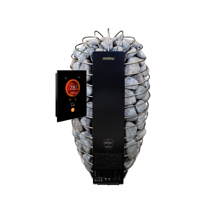 Elektriske saunaovne - HARVIA Spirit SP60FC 6,0 kW Fenix WiFi-sæt