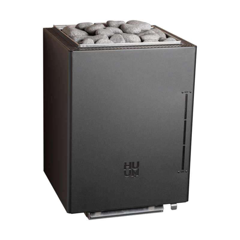 Elektrisk saunaovn - HUUM Core Wall Combi, sort