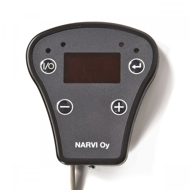 Elektrisk saunaovn - NARVI SMOOTH 10,5 kW, sort