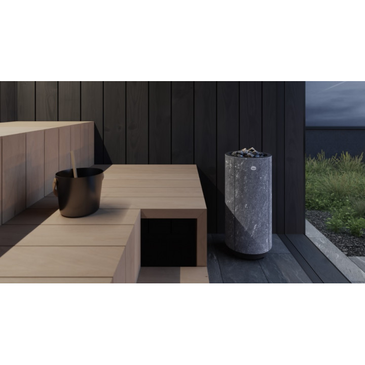 Elektrisk saunaovn TULIKIVI KAARNA Classic M, med kontrolpanel
