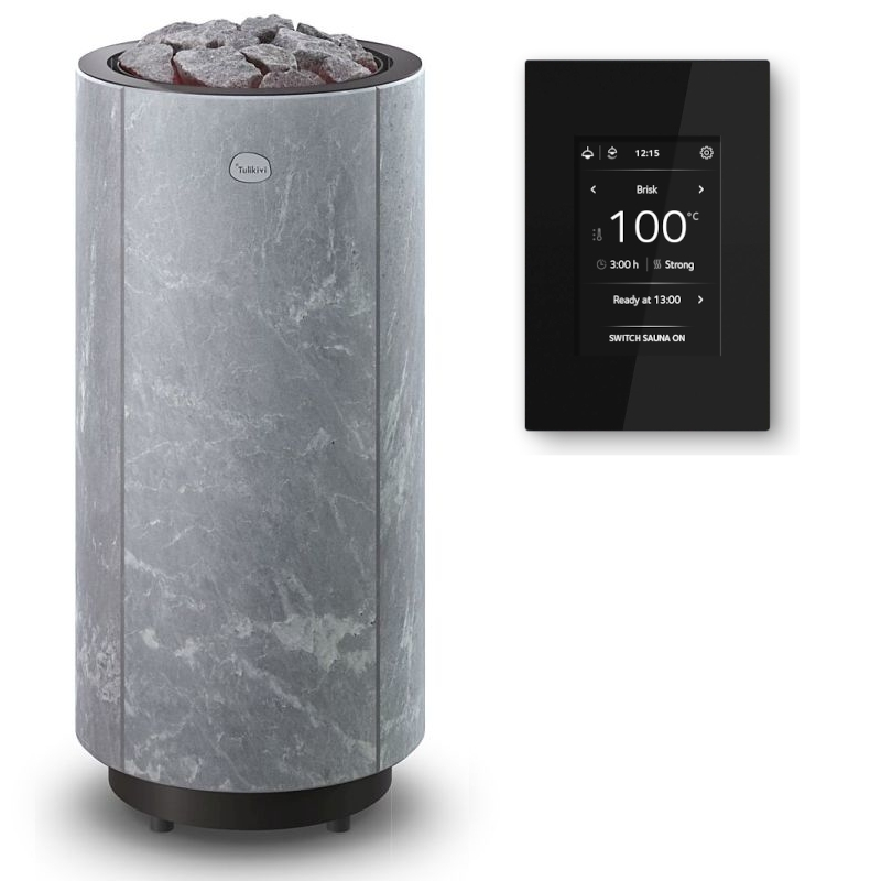 Elektrisk saunavarmer TULIKIVI KAARNA Classic, med kontrolpanel
