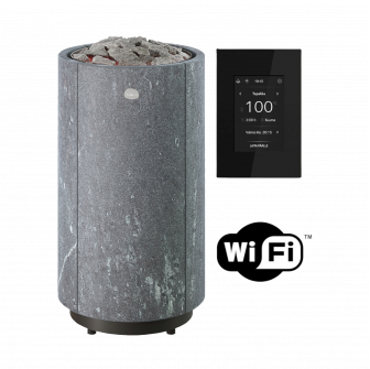 Elektrisk saunaovn TULIKIVI KAARNA Nobile L, med Wifi-kontrolpanel