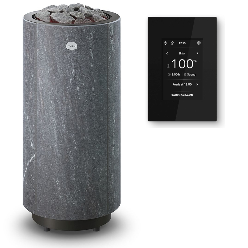 Elektrisk saunavarmer TULIKIVI KAARNA Nobile, med kontrolpanel